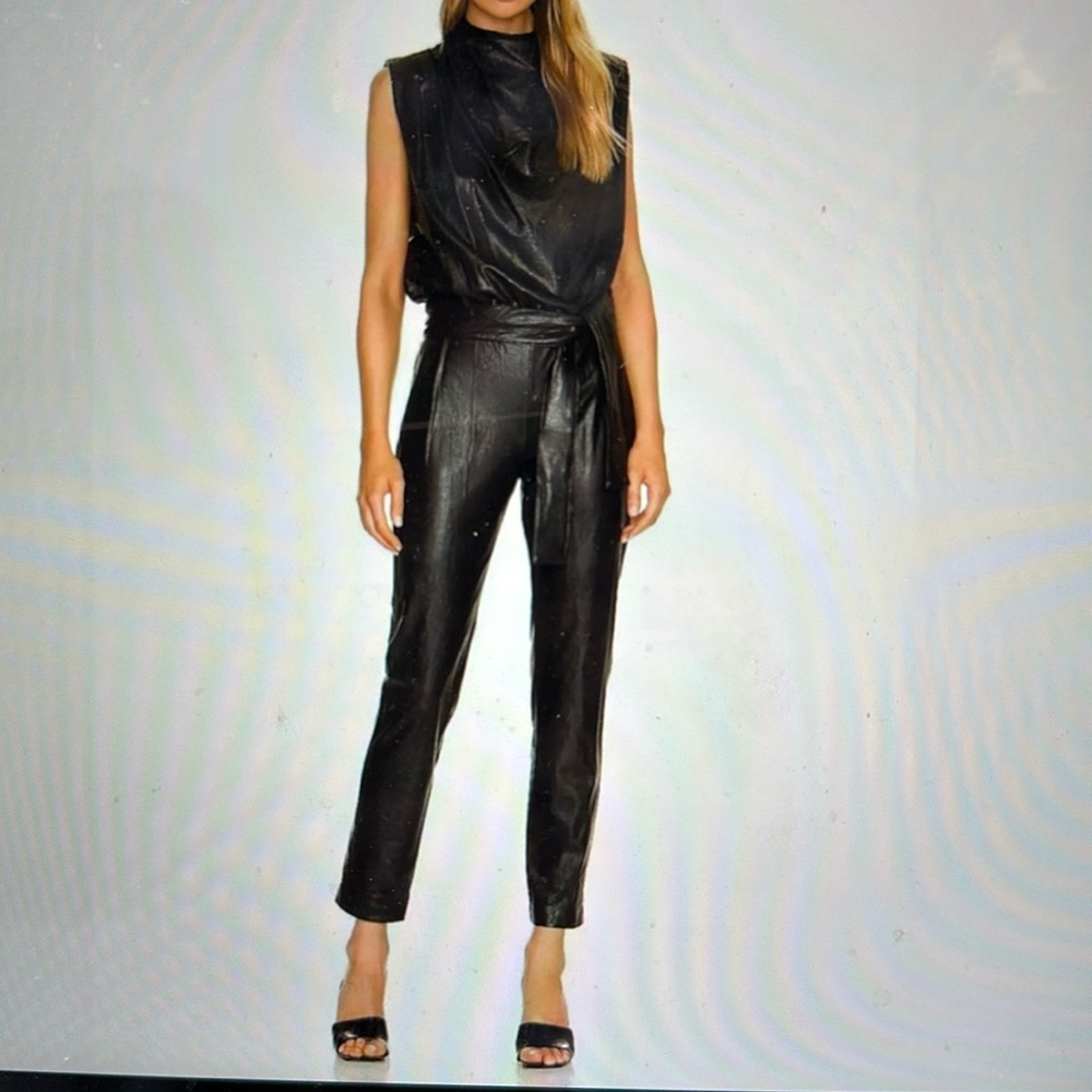 Amanda Uprichard Fabienne Jumpsuit black Size XS